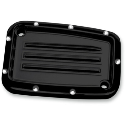 Covingtons Customs Black Dimpled Front Clutch Master Cylinder Cover Harley 17-19