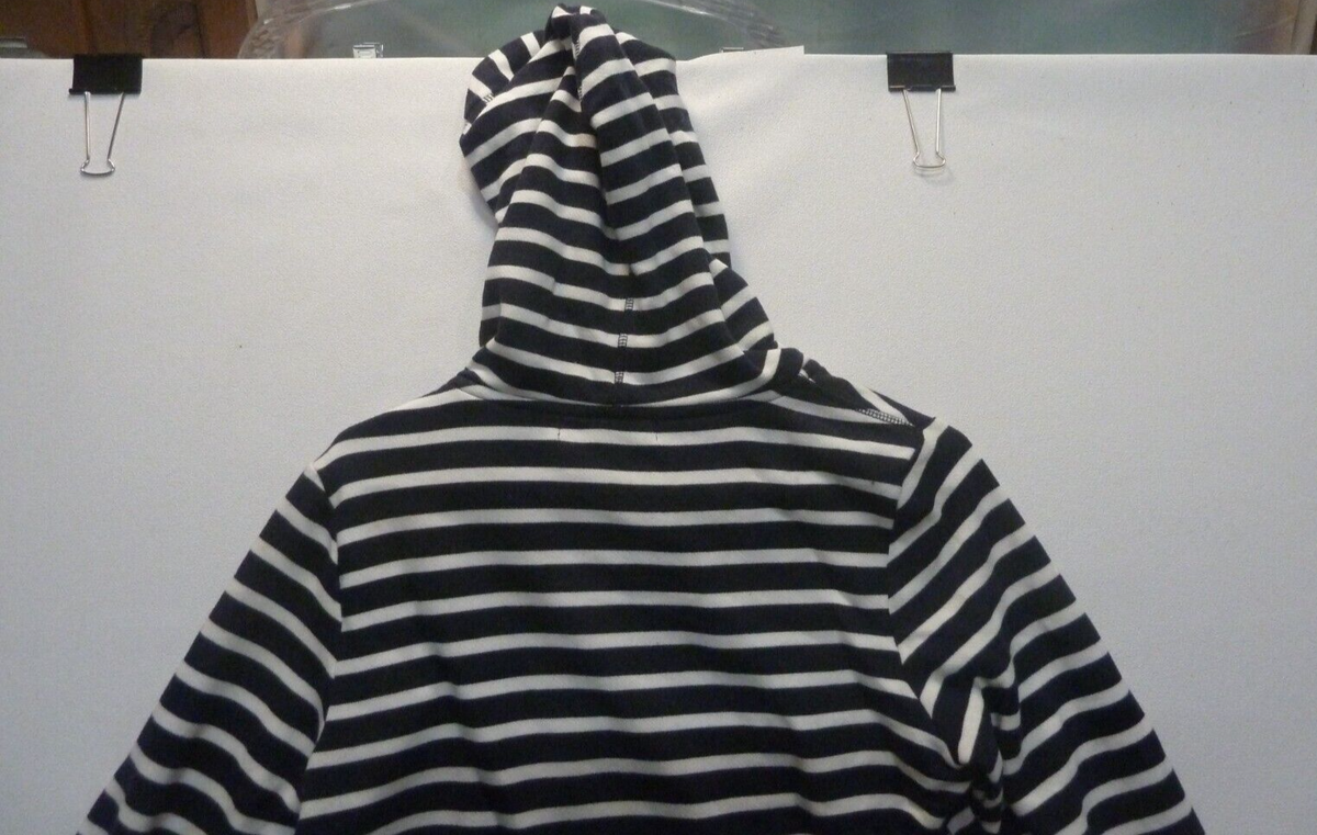 Tommy Hilfiger Sky Captain Hoodie Jacket Womens Blue Stripe