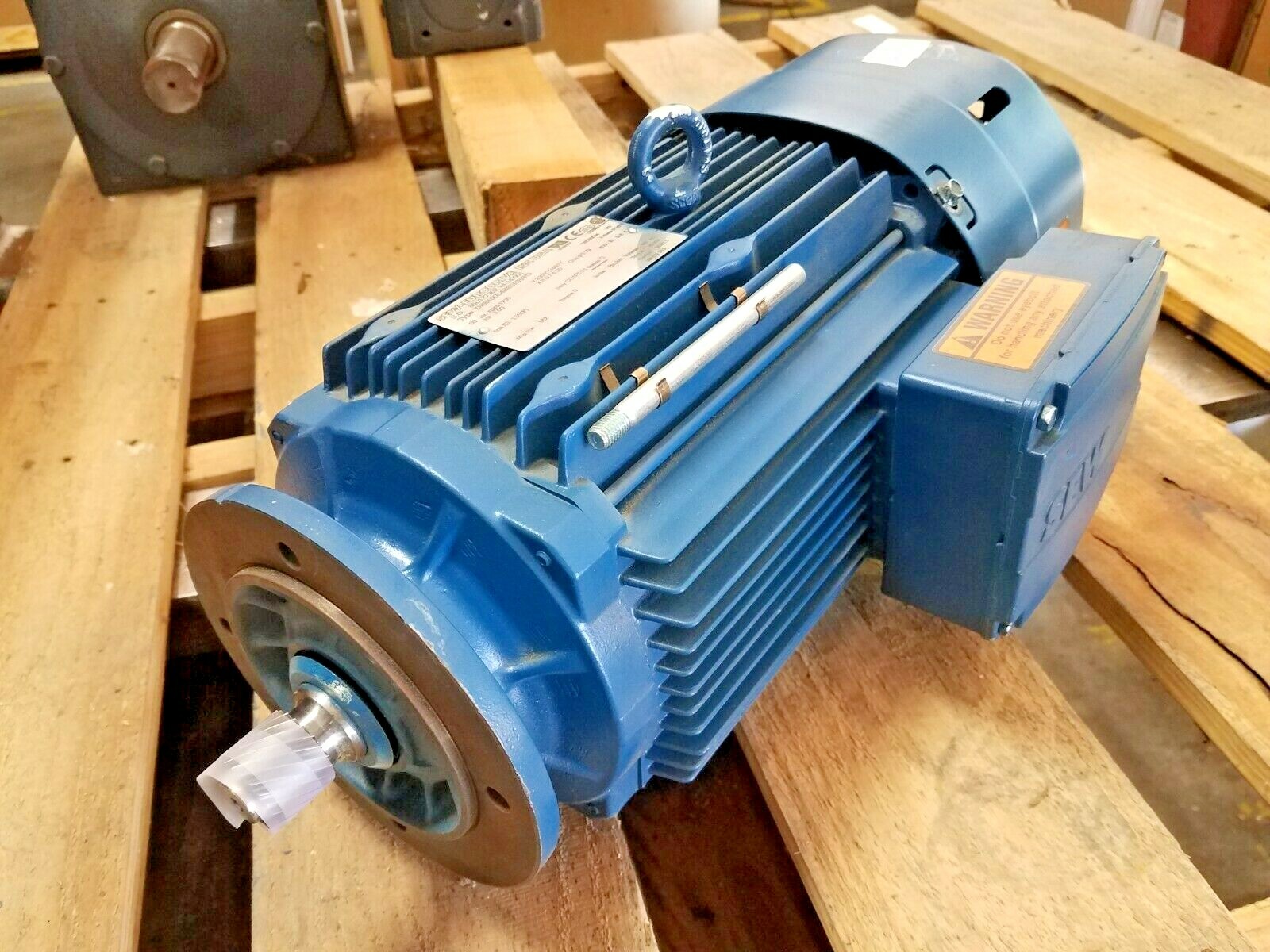 NEW SEW EURODRIVE 3 HP 3 PHASE BRAKE MOTOR / Grelly USA