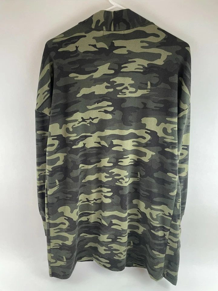 Sanctuary Sweater Women's Size Small MultiCam Camouflage Long Sleeve Cardigan - Image 2 of 4