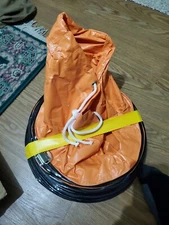 New Flexible Duct 12X25 ft, tie rope in end, purchased and never used. 