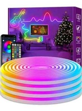 AILBTON 6m Neon Rope Lights, Flexible LED Cord Lights Controlled with...