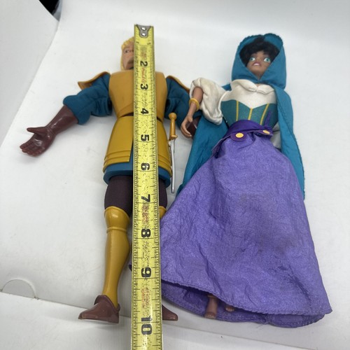 ESMERALDA CAPTAIN PHOEBUS HUNCHBACK OF NOTRE DAME BURGER KING 10" FINGER PUPPET - Picture 17 of 17