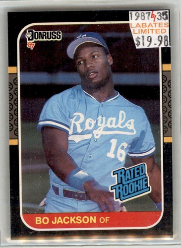 Bo Jackson Buy 1-50% Off 2nd! 1986-1992 KC Royals-White Sox-Angels 85 Available - Photo 45 sur 144