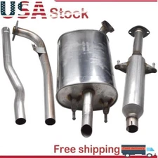 Stainless Resonator Pipe Muffler Exhaust System Kit For Toyota Camry 2.4L 02-06