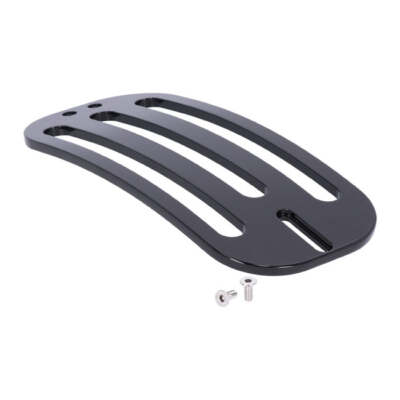 Highway Hawk Moto Motorcycle Motorbike Solo Rack Billet Matte Black ...
