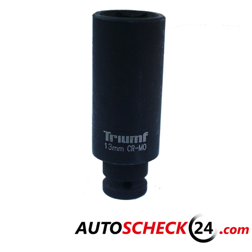 Steckschlüssel Sechskant 1/4 Antrieb 13 x 50 mm lang Stecknuss Schlagschrauber  - Bild 1 von 3