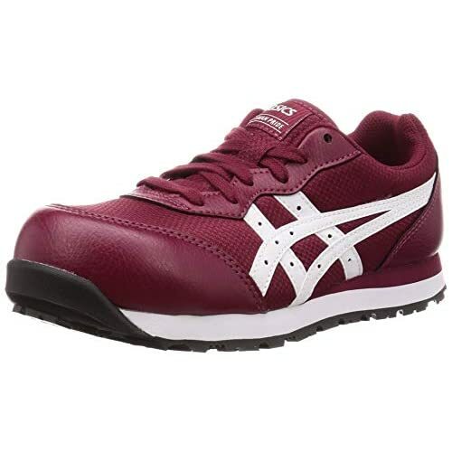 ASICS Working Safety Work Shoes WIN JOB CP201 WIDE Wine Red FCP201