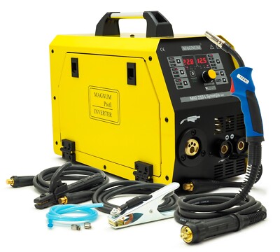 Magnum  200A 4x4 SYNERGIE MIG/MAG WIG 3in1 Inverter Schweißgerät Schweißmaschine