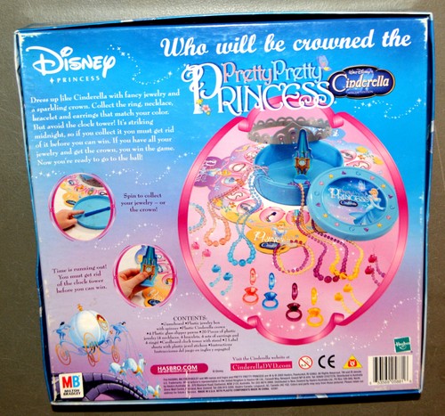 PRETTY PRETTY PRINCESS Disneys Cinderella game - Milton Bradley 2005 - COMPLETE - Picture 2 of 2
