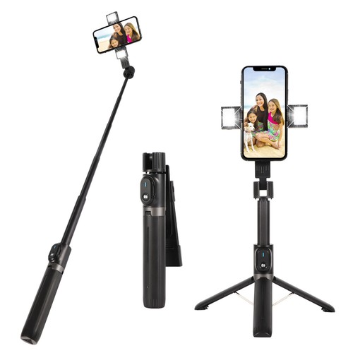 Bluetooth Selfie Stick Stativ für Smartphone iPhone 13 12 11 Pro Max, Samsung DE - Zdjęcie 61 z 83