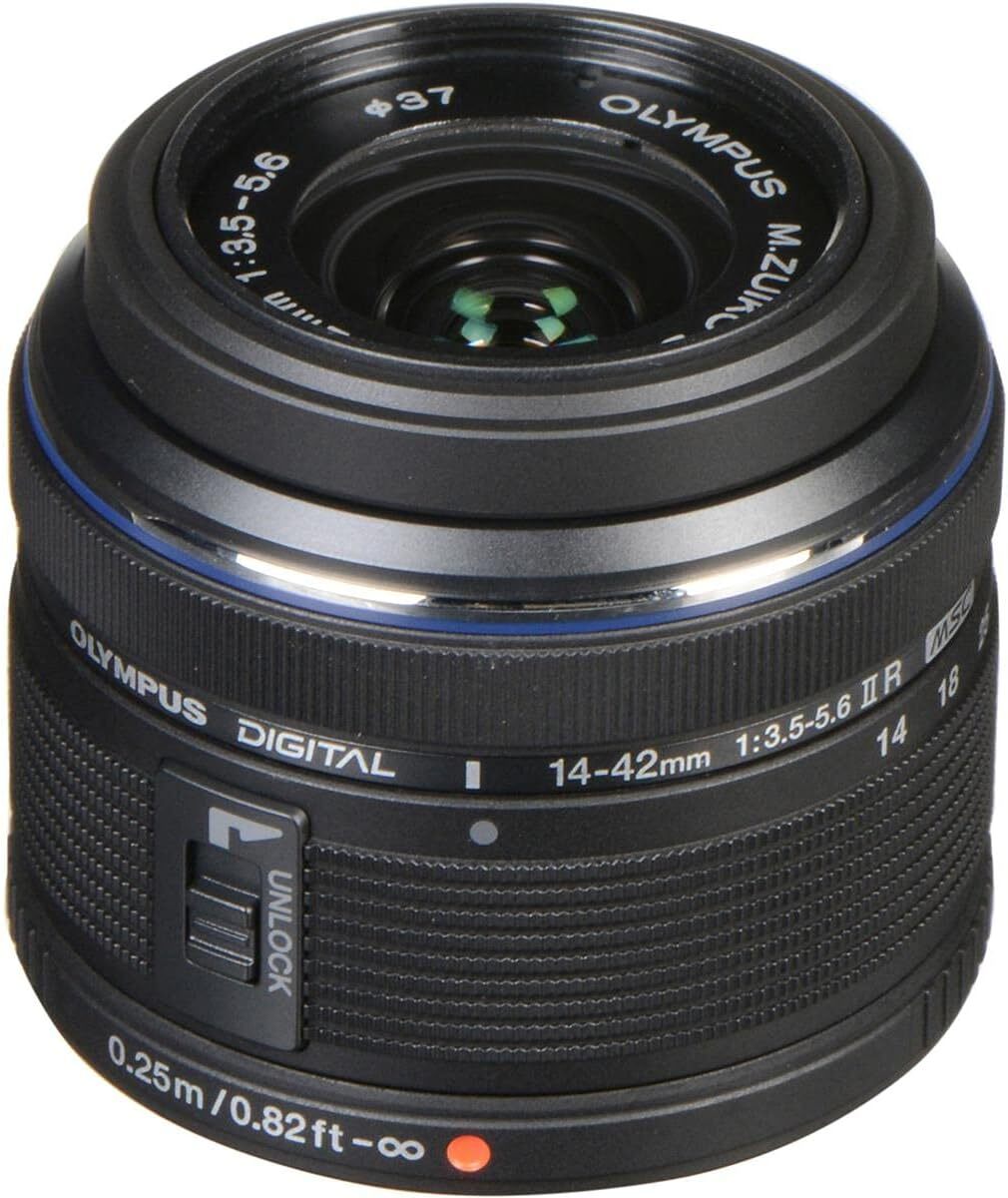 Olympus M.Zuiko 14-42mm f/3.5-5.6 II MSC black Lens for M4/3-Mount