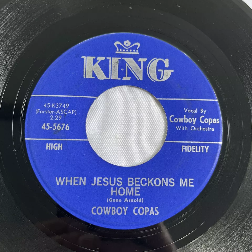 COWBOY COPAS Vinyl Lot - 4 Singles VG+ Classic Country STARDAY KING Records - Image 2 of 4