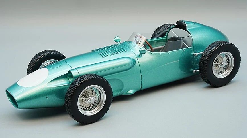 MODELLINO AUTO F1 STATICO TECNOMODEL ASTON MARTIN DBR4 1959 PRESS VERSION 1:18 - Immagine 4 di 4