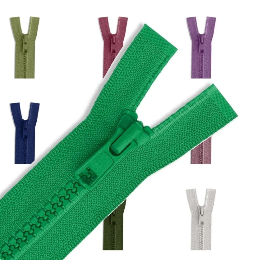 YKK INDUSTRIE Cerniera in plastica 80 cm YKK Vislon divisibile giacche cerniera