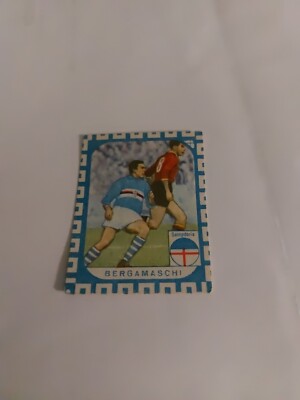 Ed. Stork Football Figurine 1962/63 Bergamaschi Della Sampdoria Written Large