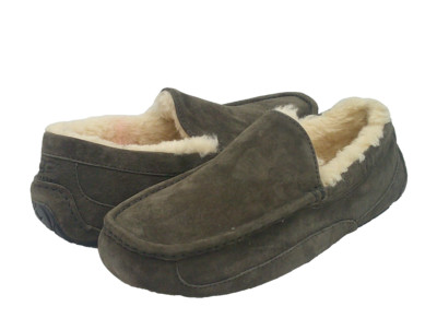UGG ASCOT MEN SLIPPER SUEDE CHARCOAL US 10 /UK 9 /EU 43