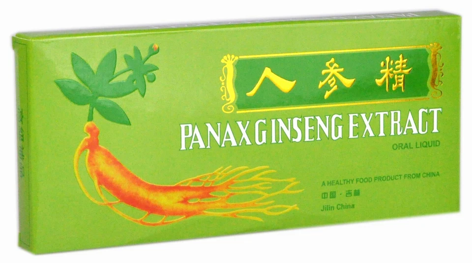 PINE SPORTS BRAND Panax Ginseng Extract Oral Liquid 4500mg Improves Stamina 3 Packs 3x10 Vials