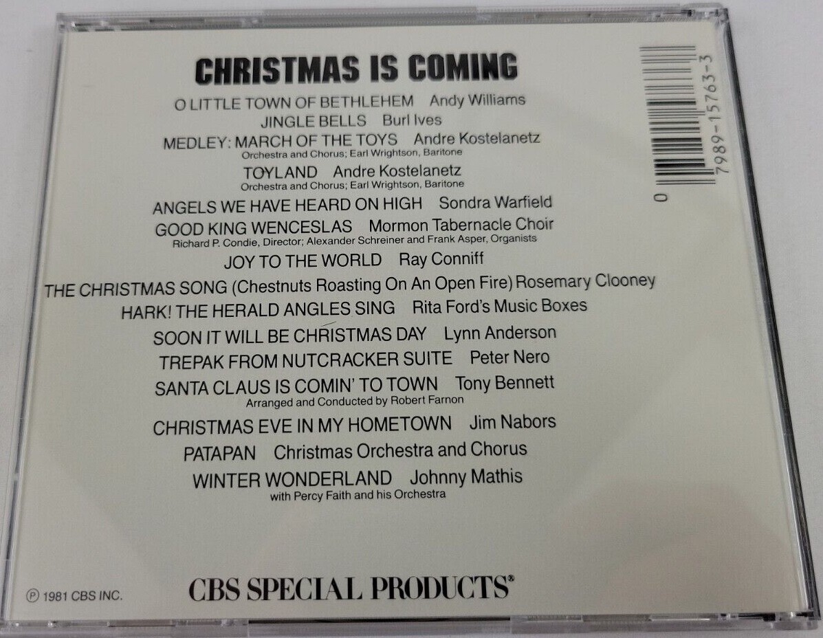 CBS presents Christmas Is Coming (CD, Various Artists, 1981