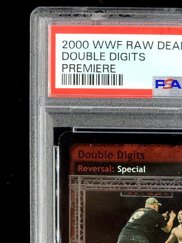 2000 WWF Raw Deal Premiere Double Digits 126 Steve Austin / The Rock PSA 9 POP 2 - Image 4 of 4