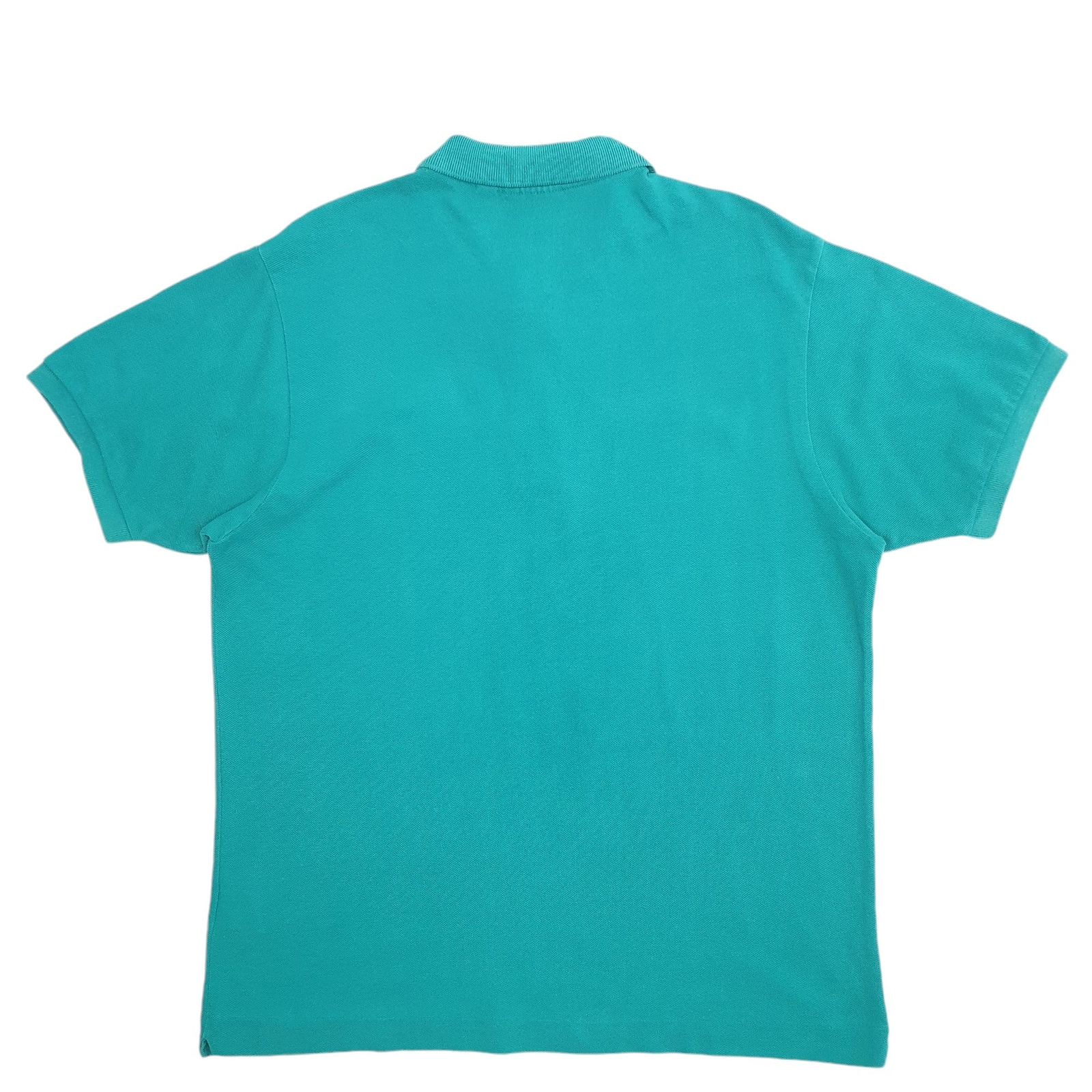 LACOSTE Turquoise Polo Shirt Short Sleeve Cotton Mens L image 2