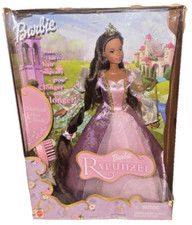 Barbie As Rapunzel 2001 Black Doll w/ Musical...