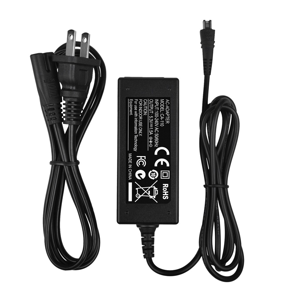 AC Power Adapter Charger For Canon VIXIA HF R500 HF R600 HF