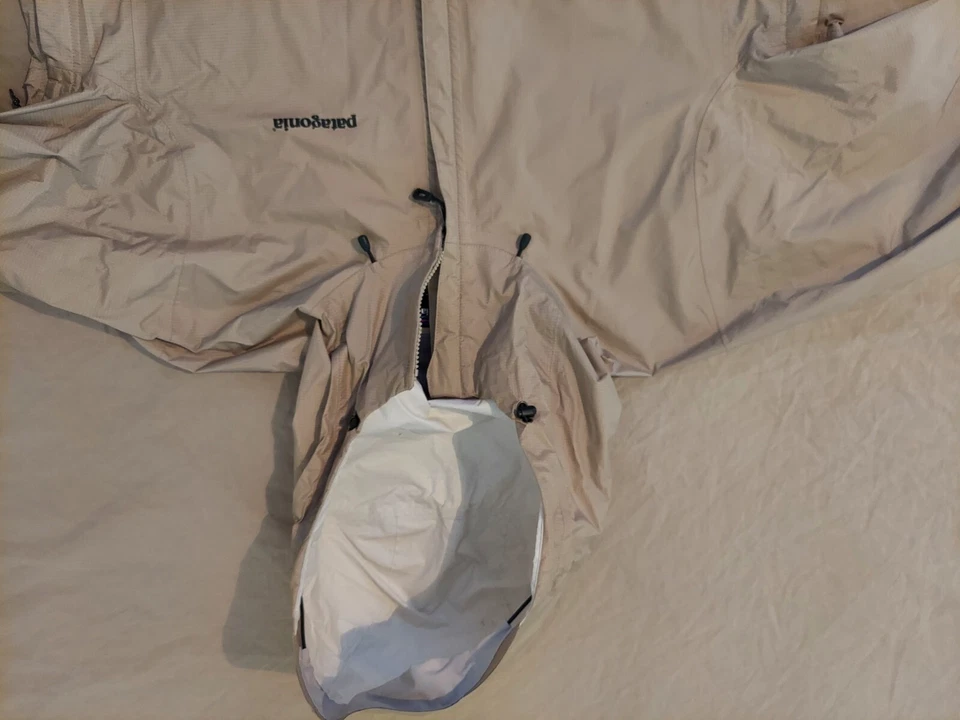 Chaqueta Para Hombre Patagonia L Grande Caqui Exterior Senderismo Atlética Foto 2 de 4