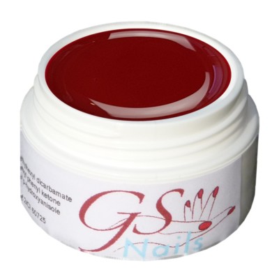 GS-Nails 5ml UV Farbgel dunkel Rot  Made in Germany #A0