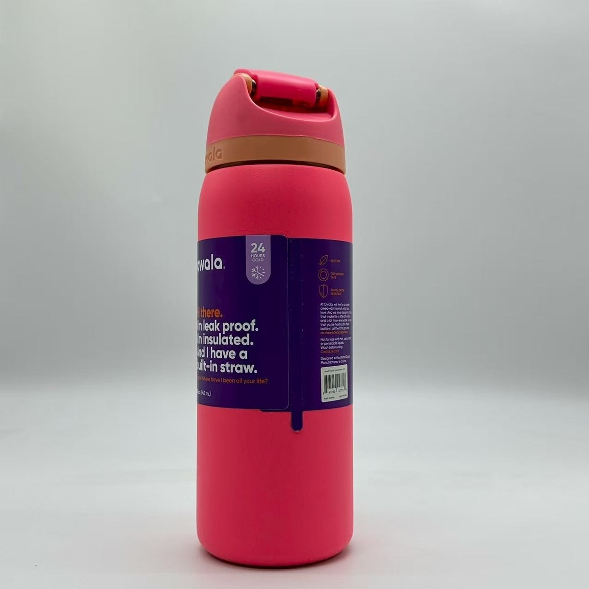 Owala FreeSip 32oz Stainless Bottle Leak-Proof Peach Pink | eBay