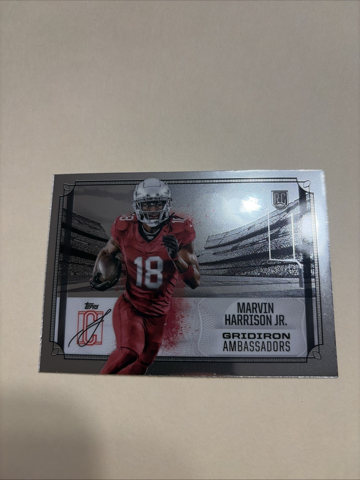 2024 Topps Signature Class - Gridiron Ambassadors Marvin Harrison Jr. #GA-5 (RC)