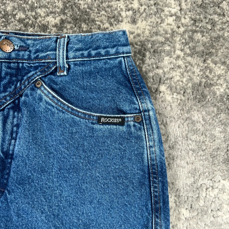 Vintage Rocky Mountain Rockies Jeans Womens Actual 26 X 35 Western High Rise 90s - Image 3 of 4