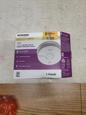 USI 10-Year Battery Smoke & Carbon Monoxide Detector Voice Alarm LED Light