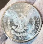 * 1880 S * BU MS+ FROSTY WHITE REFLECTIVE SEMI PL PQ MORGAN SILVER DOLLAR #A63