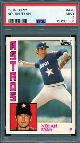 1984 Topps # 470 Nolan Ryan HOF PSA 9 Mint Astros Rangers (121205361)