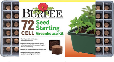 Greenhouse Indoor Starting Herbs, Flowers and Vegetables | Includes Dome, Wateri