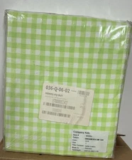 The Company Store Reversible Gingham Twin Comforter Cover Leaf Green