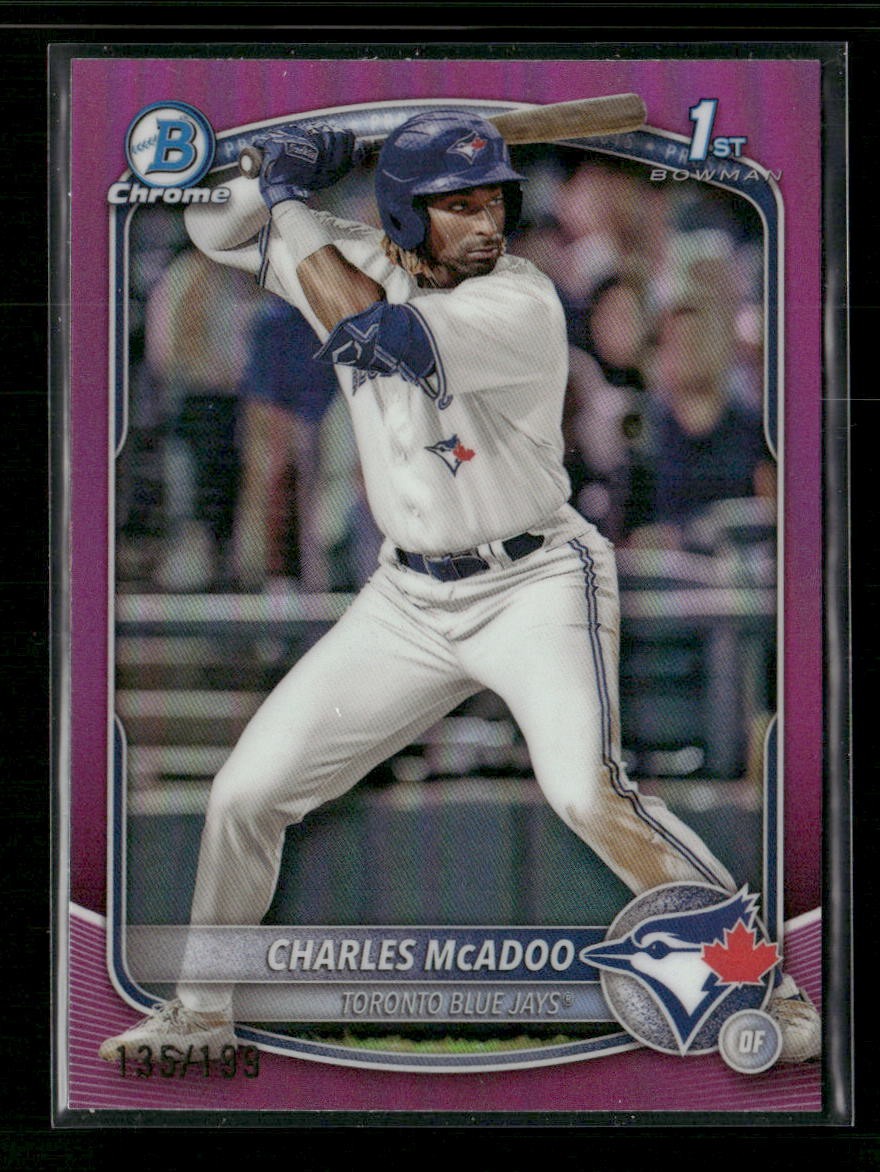 2025 Bowman Charles McAdoo 1st Chrome Prospects Fuchsia Refractor #/199 #BCP-150