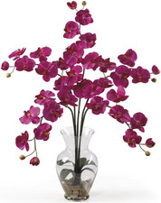 Stunning Phalaenopsis Silk Flower Arrangement - Elegance