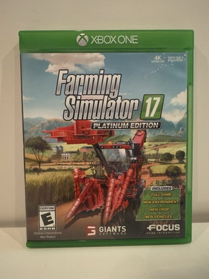 #ad #ad Farming Simulator 17: Platinum Edition Microsoft Xbox One 2017 CIB Tested $7.14