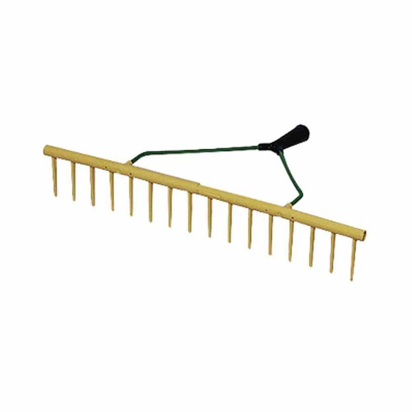 Heurechen Gartenrechen Kunststoffrechen Rechen 16 Zinken 64Cm – Leicht & Robust-image