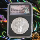 2013 W $1 Burnished American Silver Eagle NGC MS69 Black Core Holder 🔥