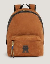 TOMMY HILFIGERTH Monogram Suede Dome Backpack