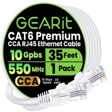 Ethernet Cable Cat 6 RJ45 CCA Network Internet Cable UTP White