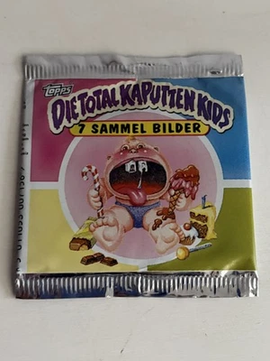MÜLL EIMER KINDER STERBEN TOTAL KAPUTTEN KIDS 1994 SEALED PACK TOPPS - Bild 1 von 3