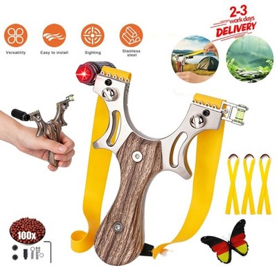 Steinschleuder Sportschleuder Mit Laser Gummiband Zwille Katapult Slingshot Jagd