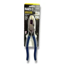 Klein Tools Lineman's Pliers Fish Tape Pulling 9" 229mm -New Sealed-