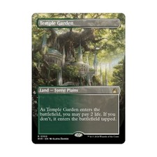 WotC Ravnica Remastered Temple Garden (Borderless) (R) (Foil) NM
