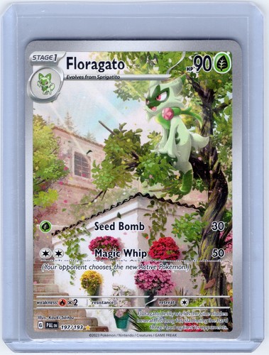 Floragato 197/193 Illustration Rare Paldea Evolved Pokemon Holo Near Mint