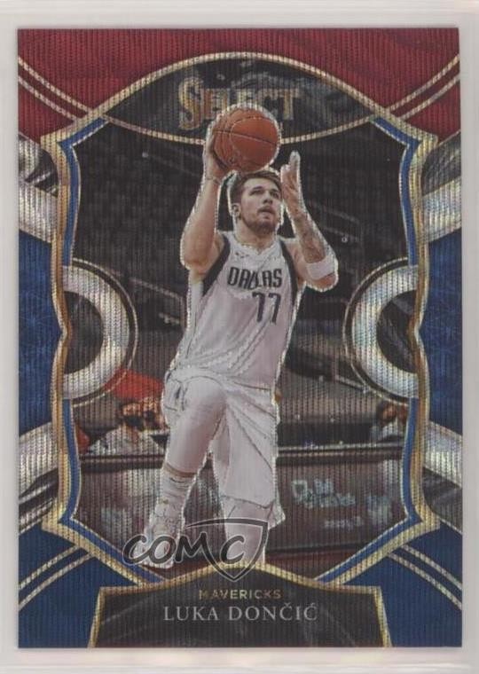 2020-21 Panini Select Concourse Tri-Color Prizm Luka Doncic Luka Dončić #15 03wr